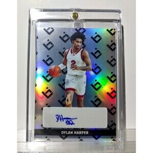 Dylan Harper Autograph 2025 Leaf #BILA-DH1 Signed Basketball Card 332/597